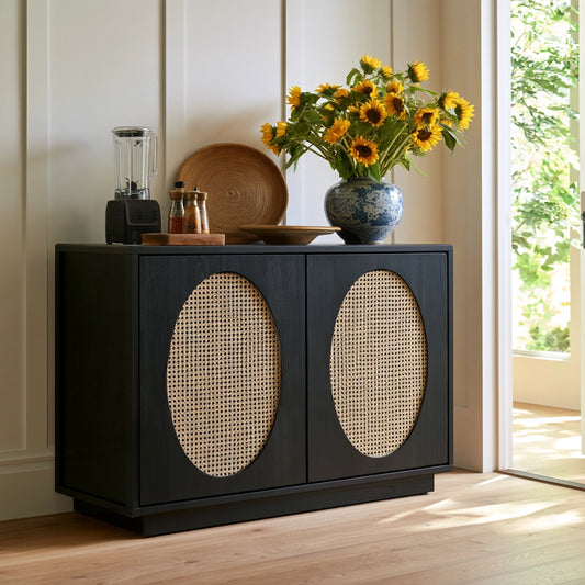 Modernes Sideboard, Farbe: schwarz