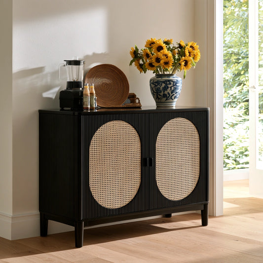 Modernes Sideboard, Farbe: schwarz