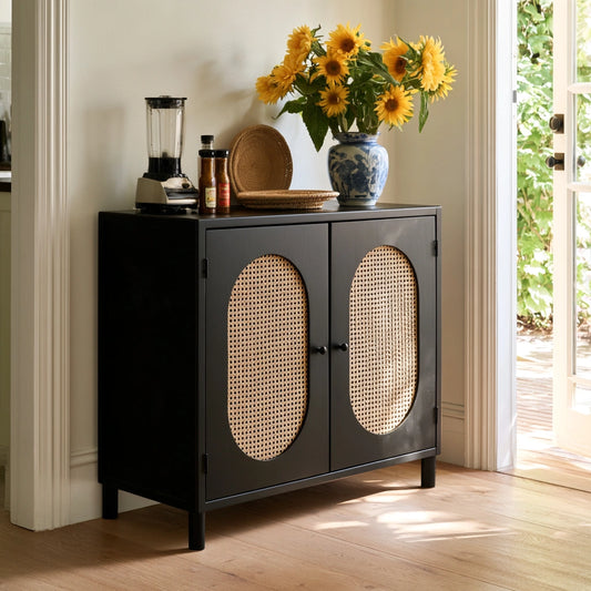 Modernes Sideboard, Farbe: schwarz